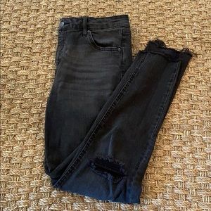 Black high rise skinny jeggings